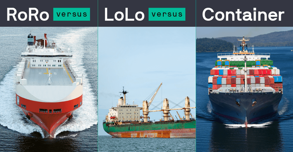 types of ships roro