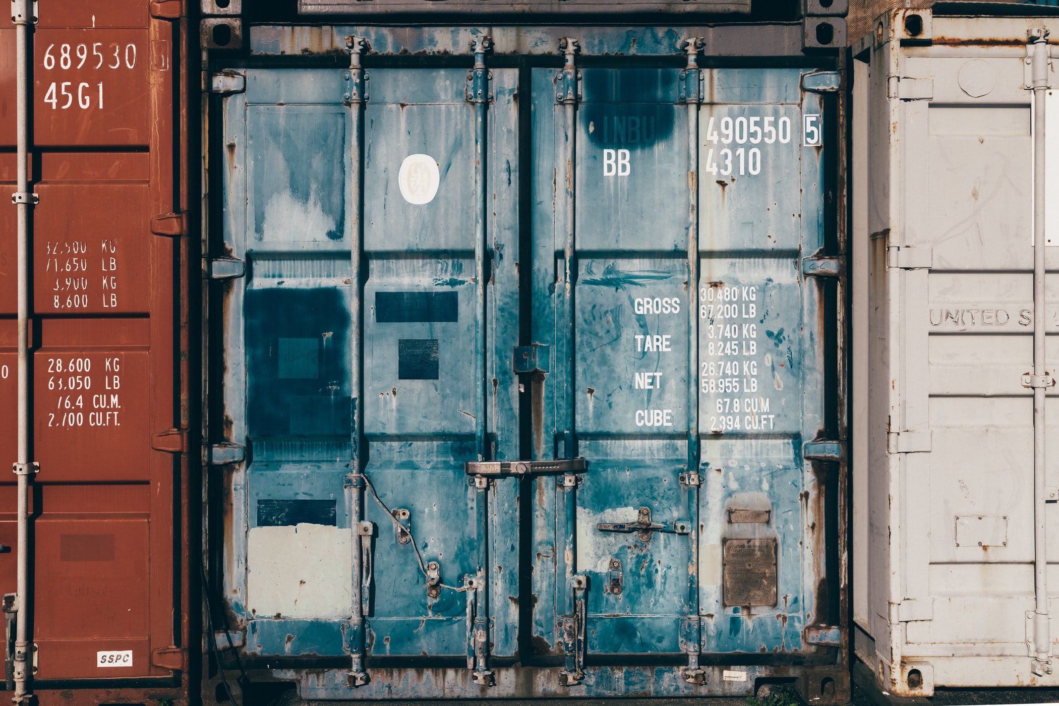 rustic container doors