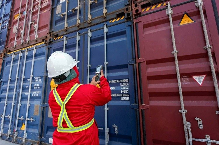 Container fumigation