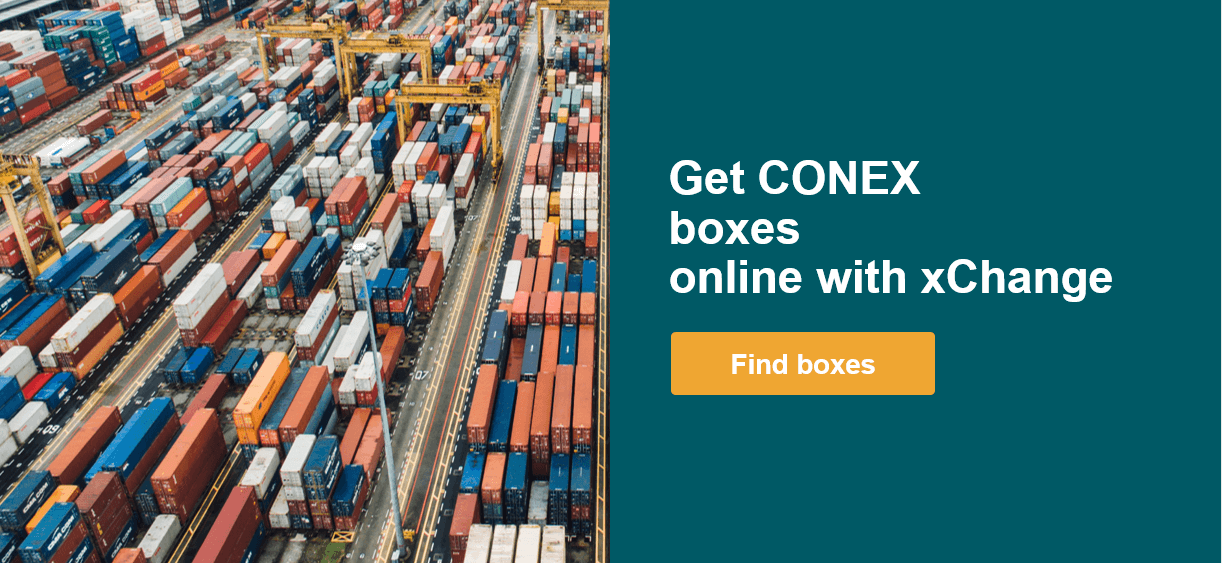 Find Conex boxes online with xChange