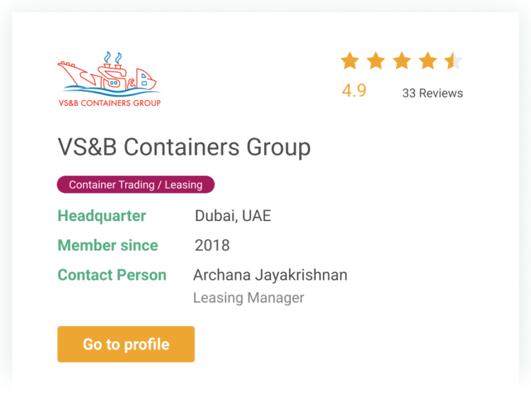 Success Story VS&B Containers Group - Container XChange