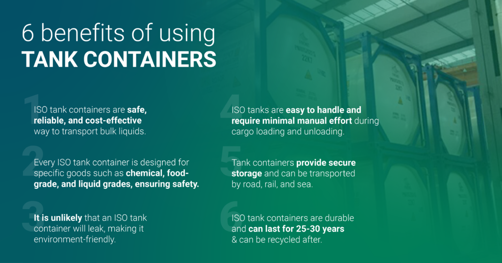 Benefits of using tank container 