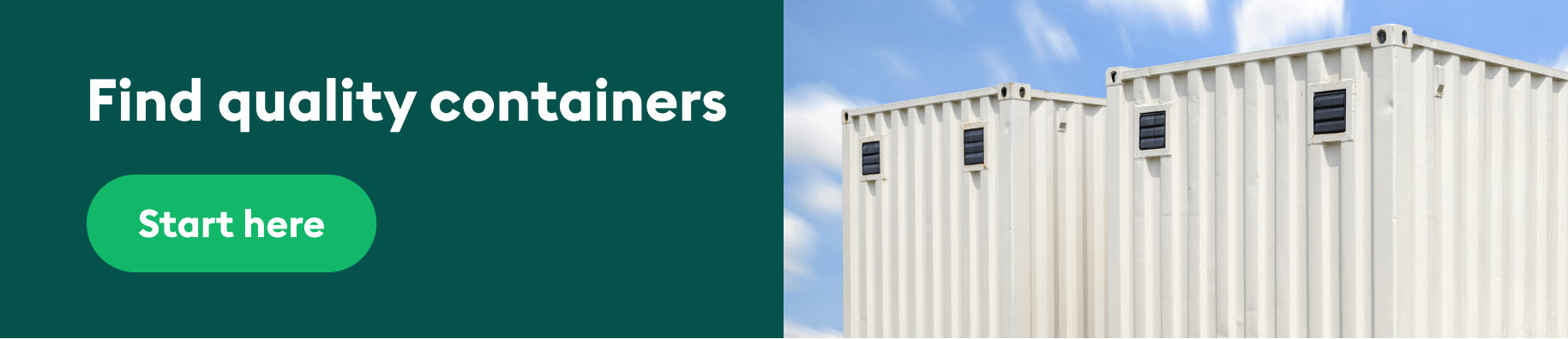 Get containers small banner