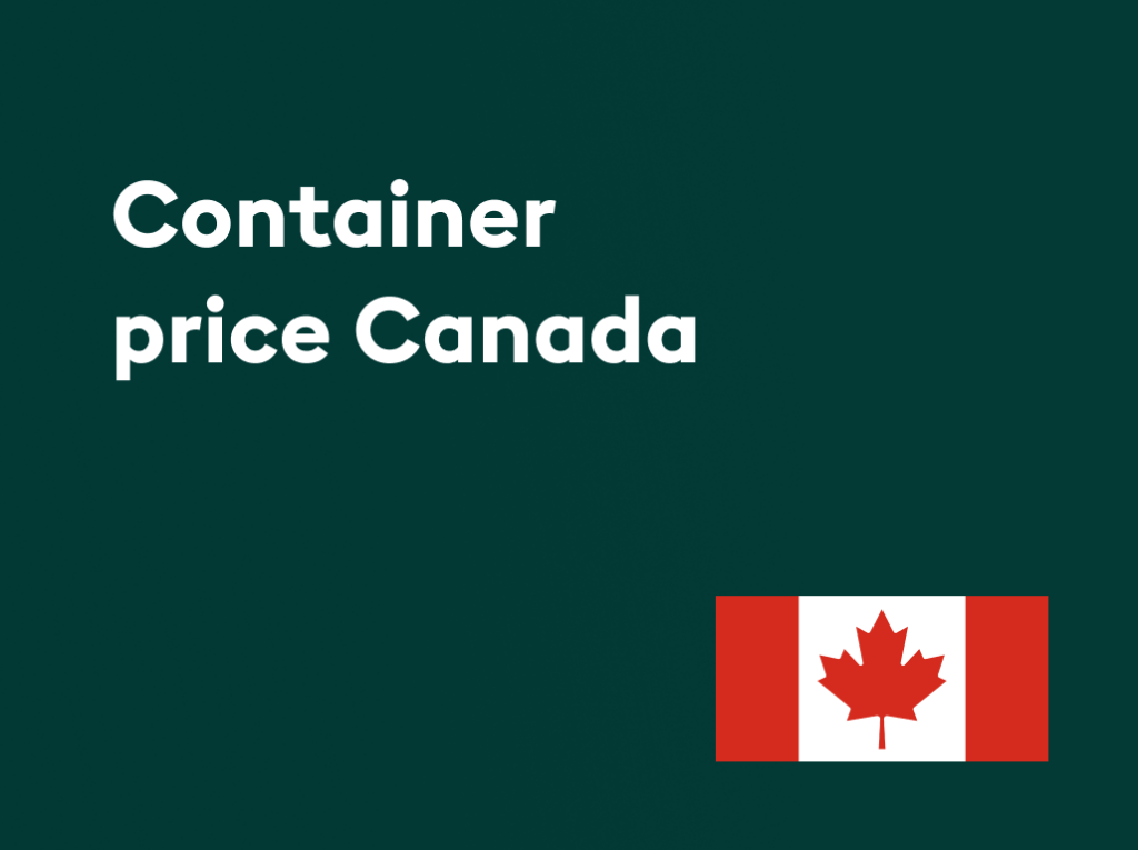 Shipping container price canada