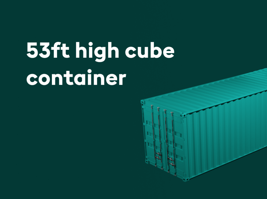 53ft high cube container