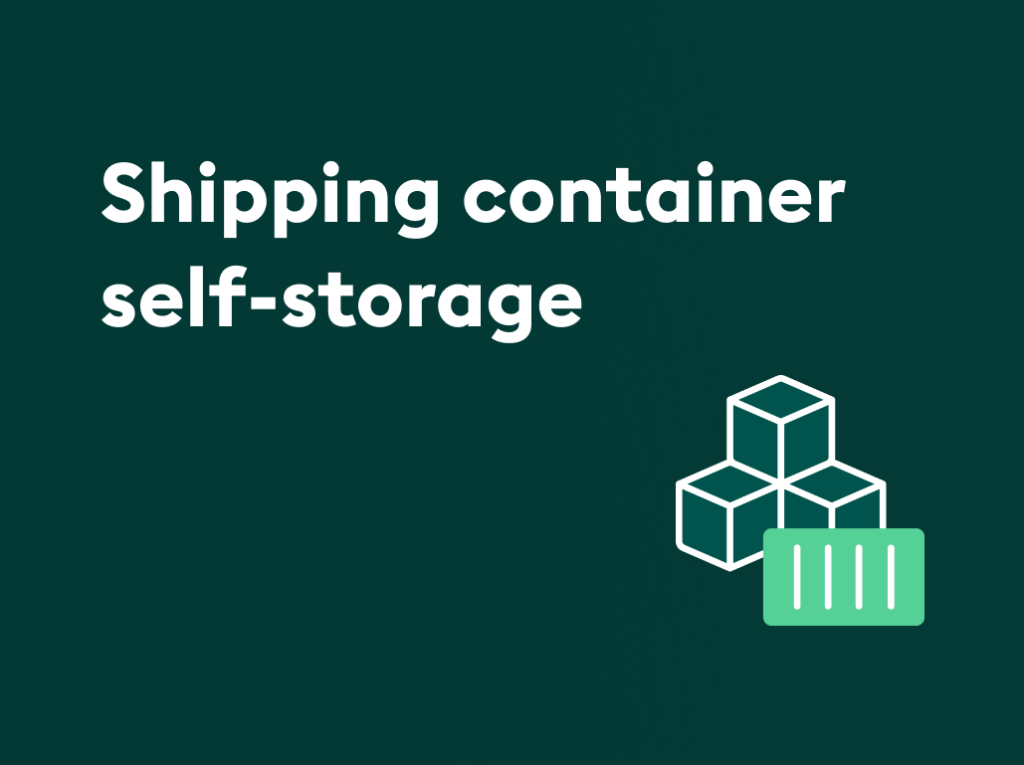 Container self storage