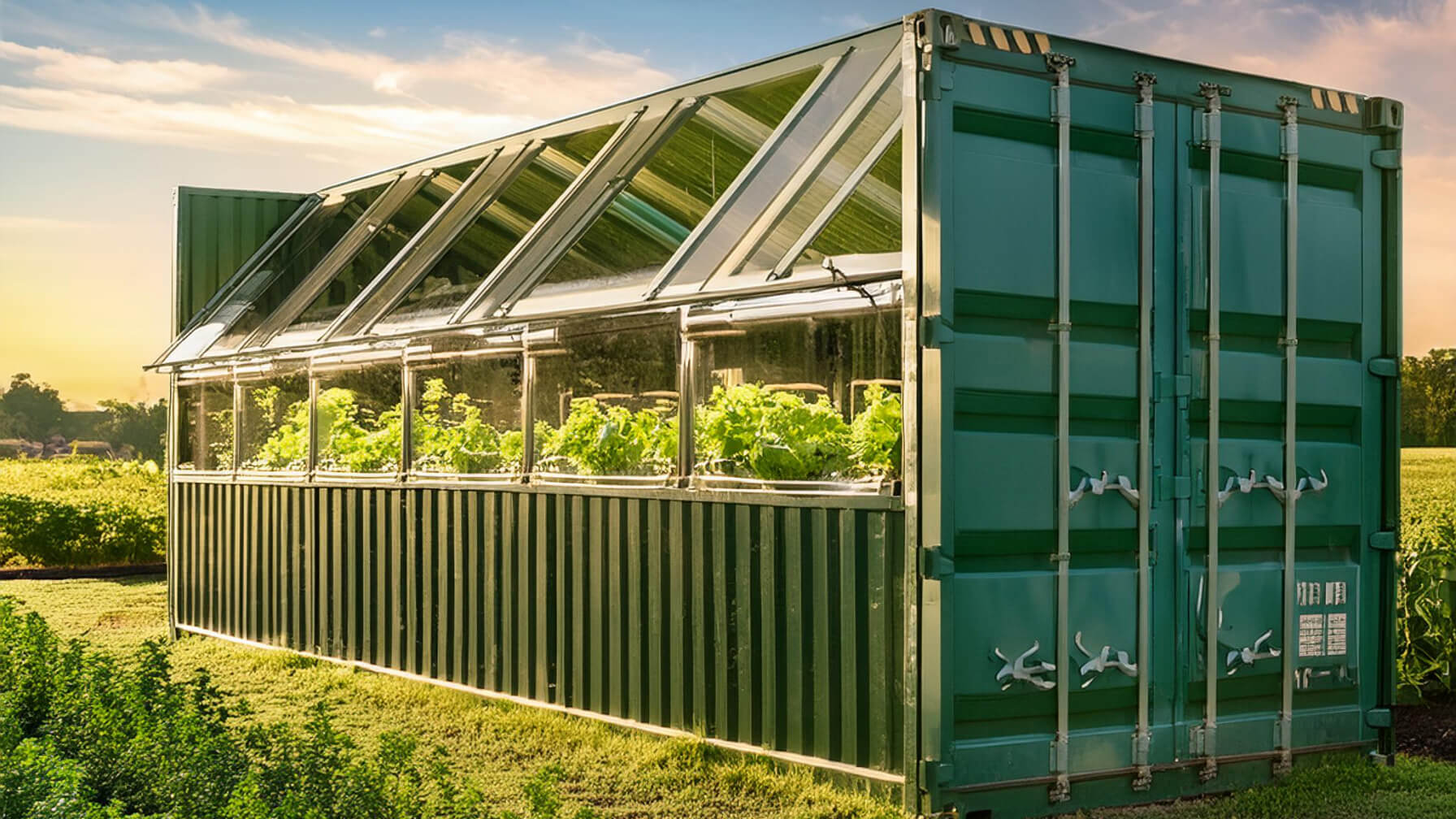 Container farm conversion