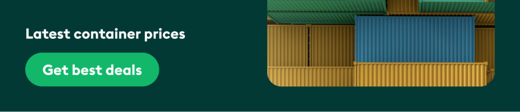 Shipping container prices