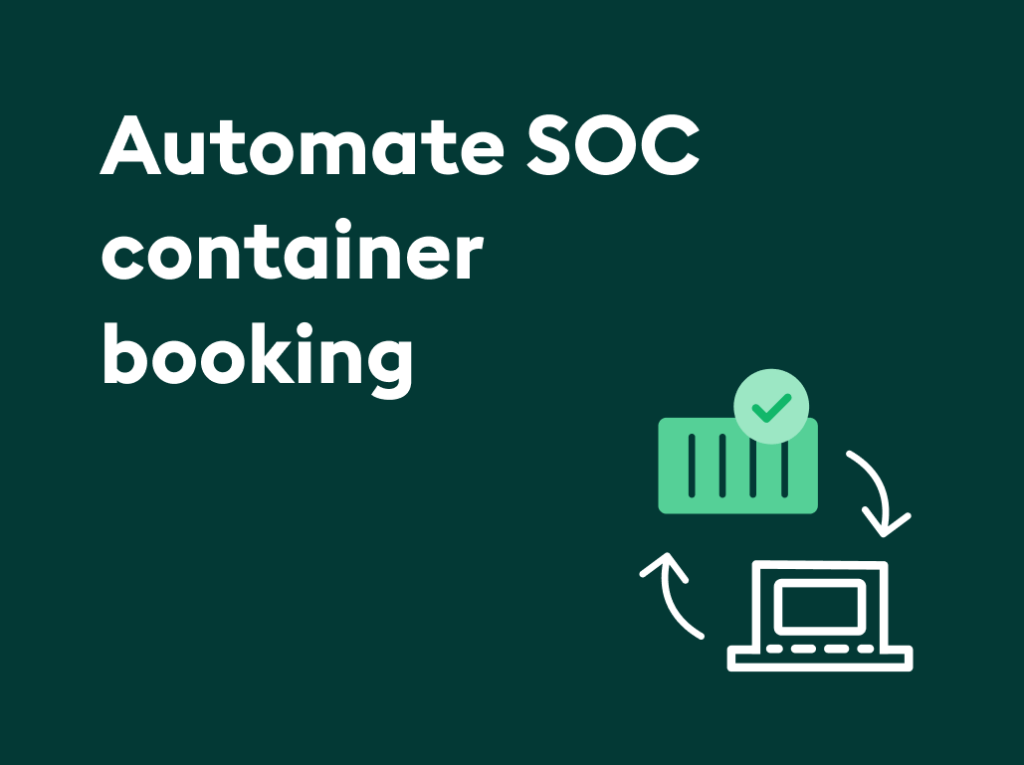 Automate SOC container booking